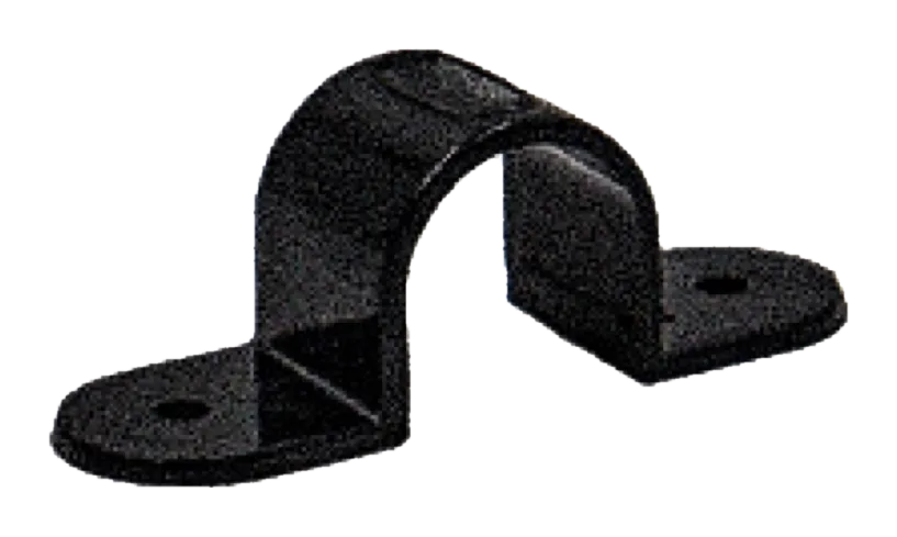 25mm PVC Plain Saddle – Black