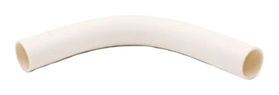 20mm PVC Solid Bend – White