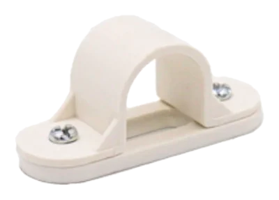 20mm PVC Conduit Spacer Bar Saddles – White