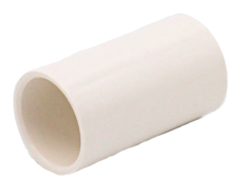 25mm PVC Conduit Solid Coupler – White
