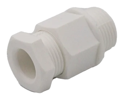 16mm IP54 Rated Nylon Gland: 4-7mm – White