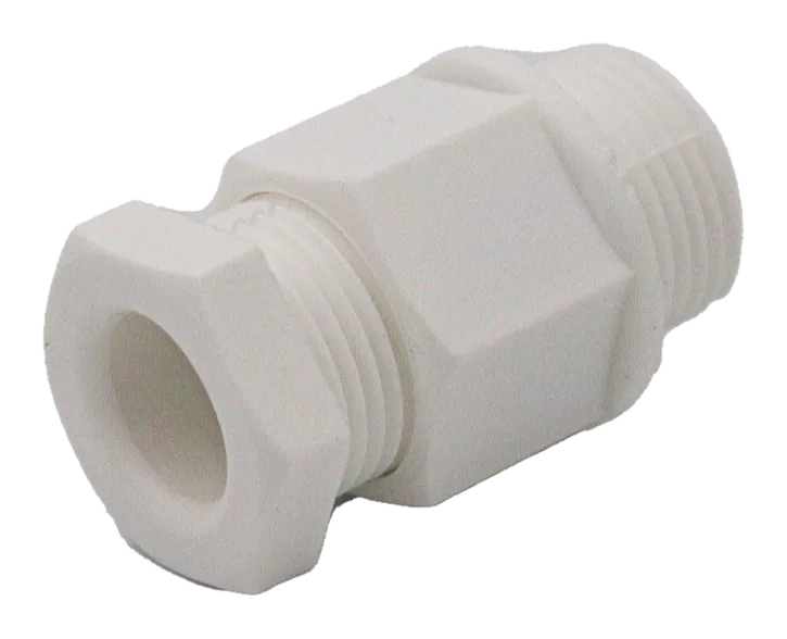 16mm IP54 Rated Nylon Gland: 4-7mm – White