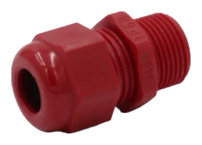 25mm IP54 Rated Nylon Gland: 8-13mm – Red