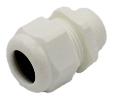 25mm IP54 Rated Nylon Gland: 12-18mm – White