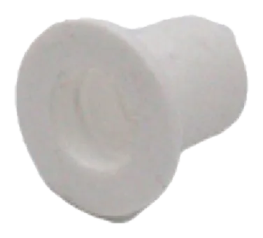M10 Top Hat Rod Cap – White