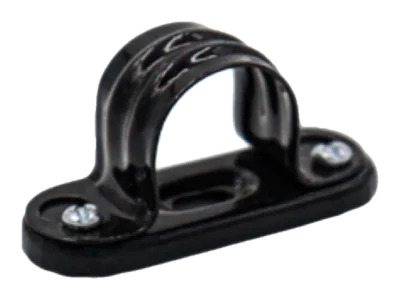20mm PVC Conduit Spacer Bar Saddles – Black