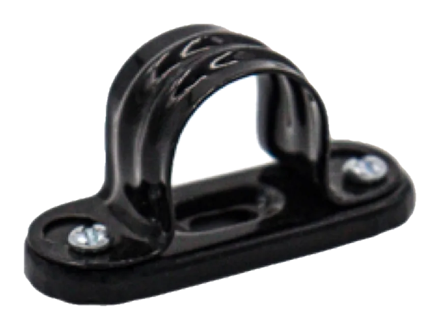 20mm PVC Conduit Spacer Bar Saddles – Black
