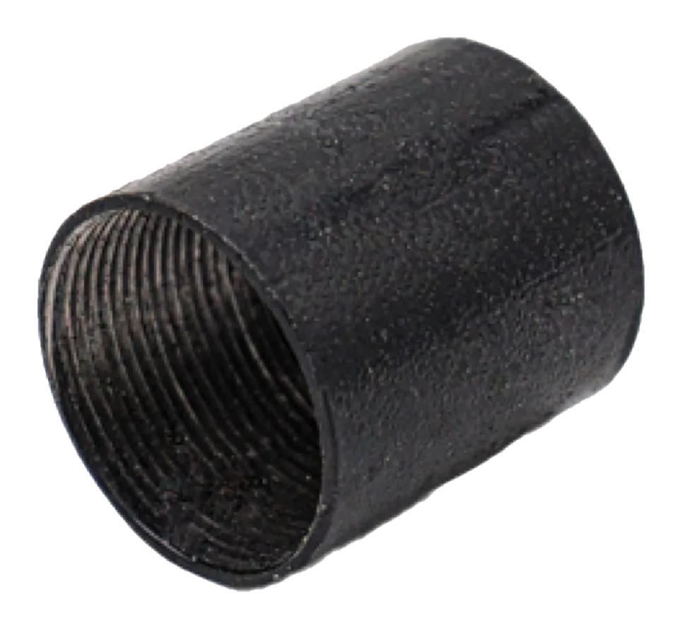1.5″ Conduit Solid Coupler – Black