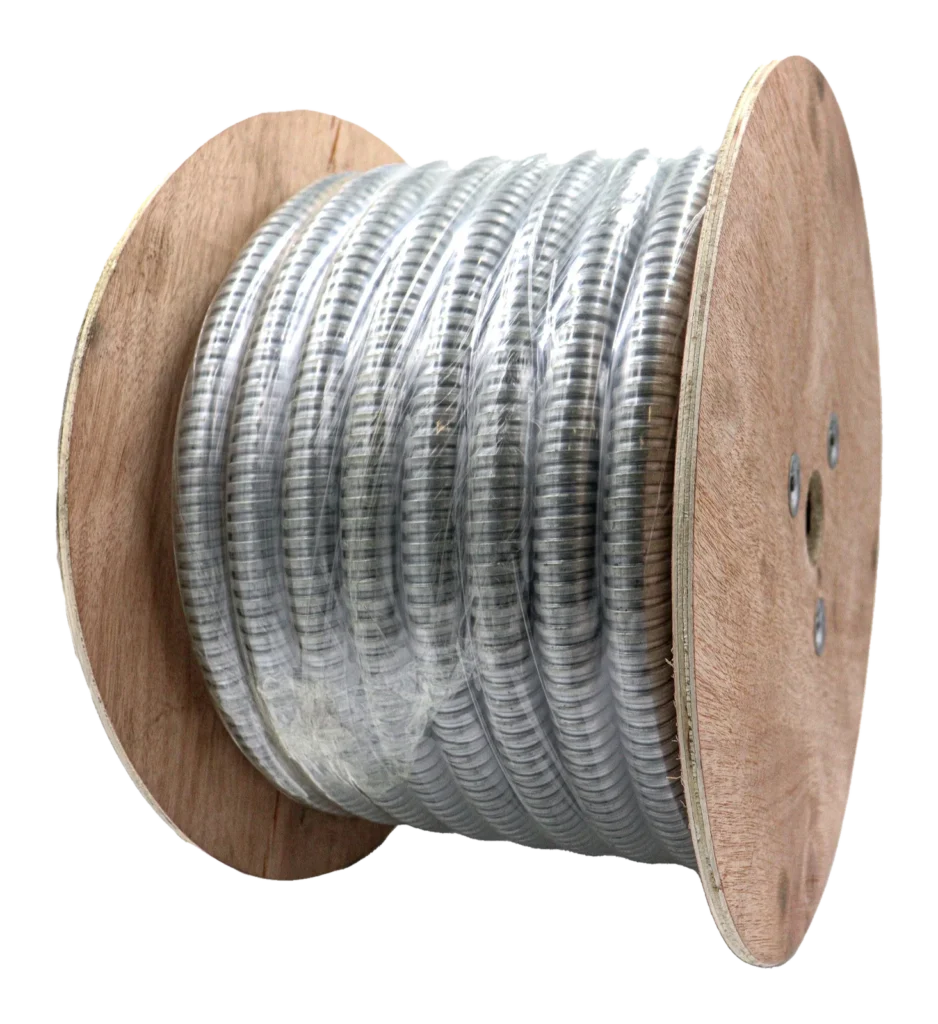 25mm x 25mtr Steel Flexible Conduit