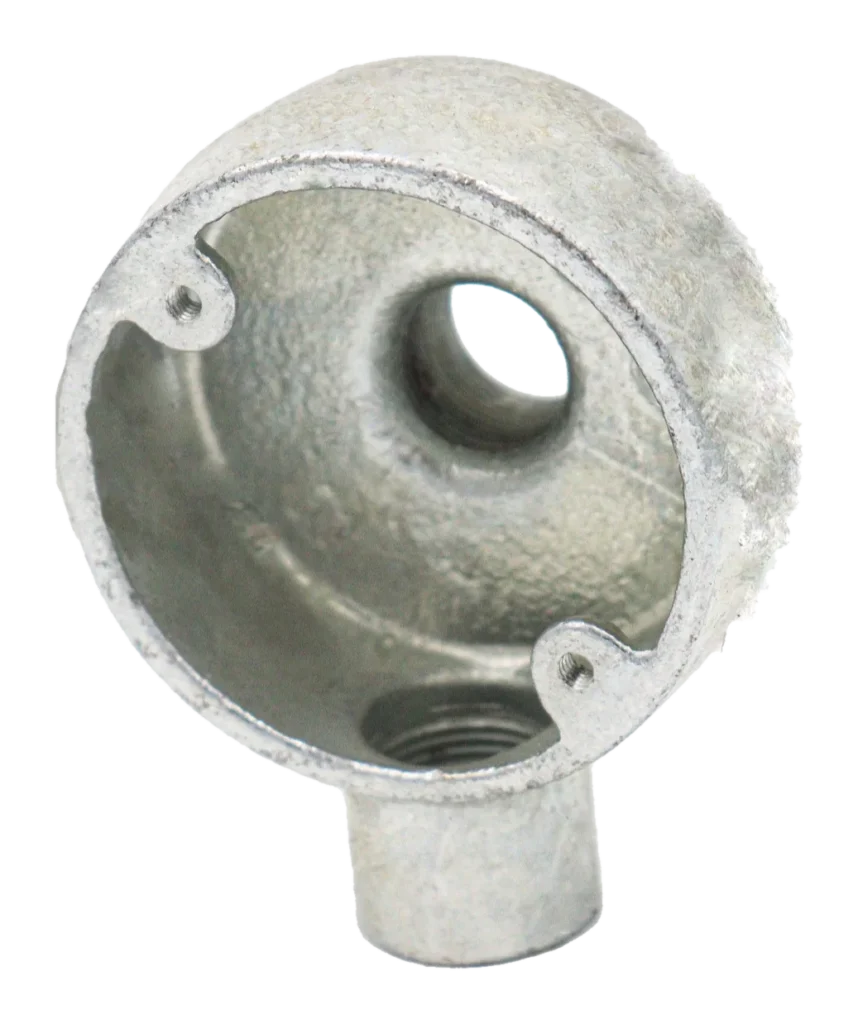 20mm Malleable Terminal Back Outlet Conduit Box – HDG