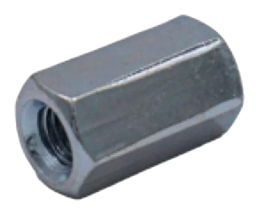 M12 x 36mm Threaded Rod Connector – BZP